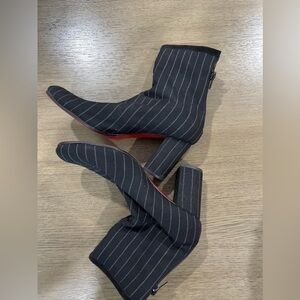 Christian Louboutin Suede Booties black